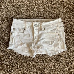 Women’s White American Eagle 00 Jean Shorts